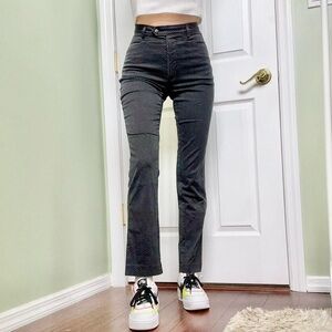 Polka dot gray pants